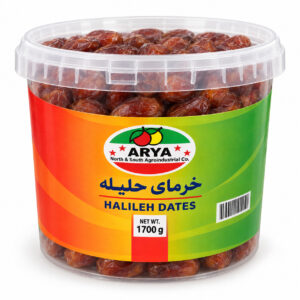 Halileh Dates - 1700 g Clear Lidded Tub