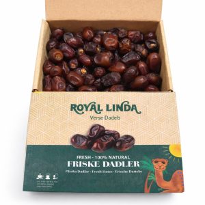 Royal Linda semi-juicy Mazafati dates 1 kg retail box